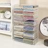 STORi Stackable Clear CD & DVD Organizer Bundle, with Rubber Feet, Made in USA view 4