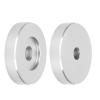 45 RPM Adapter, Conversion Sheet Aluminum High Record Turntable Adapter 38mm X 8mm Large Hole for Turntable (Silver) view 2