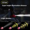 RAHAN Headlights Shoes 2pcs, Shoes Lights for Kids Adults, 3 Light Modes, Waterproof Flashlights Attachment for Camping, Dog, Walking, Hiking view 3