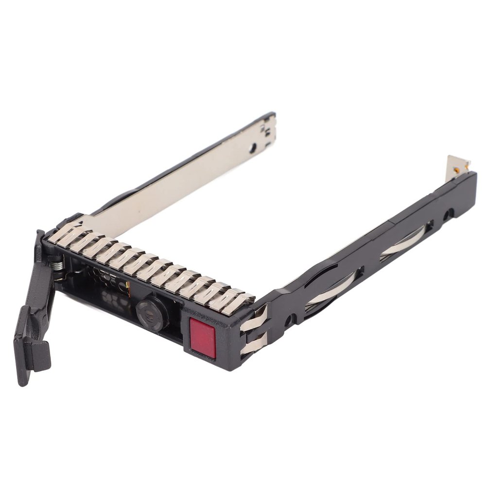 Vikye Hard Drive Tray with 2.5 Inch SAS Interface, Material Metal, Silver Black HDD Tray, Compatible with DL380 DL388 DL560 DL160 DL320E DL360E DL360P SL250S DL385P