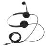 Vikye Hands-Free Wired Earphones with Soft Noise Cancelling and Microphone with 3.5mm Straight Head Connector, Office Binaural Headsets Compatible with Phones view 1
