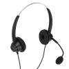Vikye Hands-Free Wired Earphones with Soft Noise Cancelling and Microphone with 3.5mm Straight Head Connector, Office Binaural Headsets Compatible with Phones view 3