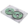Fabater Blank Audio Cassette, Reel to Reel, Empty Cassette, Normal Bias, Transparent Box, Compact, 50 Minutes for Music Recording (Green) view 2