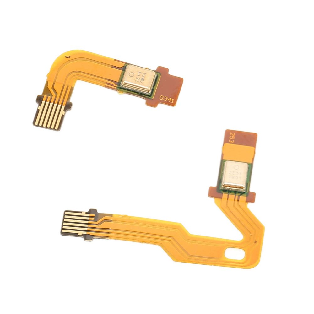 Flexible Microphone Cable, PET Material Microphone Ribbon Cable L R Connector Cable for Game Console