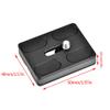 Quick Release Plate with 1/4inch Screw Mount 40/50/60/70/100mm Aluminum Alloy Quick Release Clamp Mount Adapter or Tripod Mount Ball Head DSLR Camera Compatible (PU50) view 2