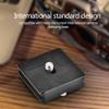 Quick Release Plate with 1/4inch Screw Mount 40/50/60/70/100mm Aluminum Alloy Quick Release Clamp Mount Adapter or Tripod Mount Ball Head DSLR Camera Compatible (PU40) view 3