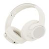 FLAMING SKOUL N30S - Adaptive Noise Cancelling with Smart Ambient Wireless Over Ear Headphones, Bluetooth, Up to 70H Battery Life with Speed Charge, Foldable Design, Support App (White - Skull) view 1
