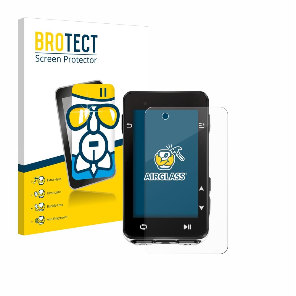 brotect Glass Screen Protector Film Compatible with igpsport igs630s - Glass-Foil 9H Protection [Scratch Resistant, High Clarity]