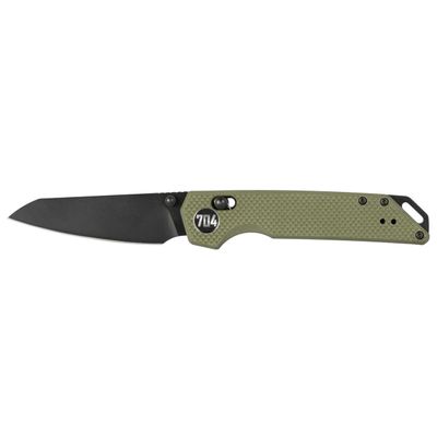 704 Gear Hornet EDC Folding Pocket Knife with Crossbar Lock | 3.17" Reverse Tanto Blade, D2 Steel, G10 Handle, Reversible Pocket Clip | Black