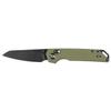 704 Gear Hornet EDC Folding Pocket Knife with Crossbar Lock | 3.17" Reverse Tanto Blade, D2 Steel, G10 Handle, Reversible Pocket Clip | Black view 1