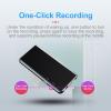 MP3 Player with 5.2, Music Player with HiFi Lossless Sound, Built in HD Speaker, Portable MP3 Player Support FM, Recording, Earphones Included (8GB Memory) view 3