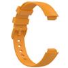 Nacorulu Compatible with Fitbit Inspire 3 Bands for Women Men, Soft Silicone Replacement Band for Fitbit Inspire 3 Smartwatch. (Large(6.1"-9.1"), Yellow) view 4