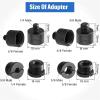 Metal Microphone Stand Screw Thread Adapter 8PCS, 5/8 to 3/8 and 3/8 to 5/8, 5/8 to 1/4 and 1/4 to 5/8 Screw Thread Adapter Mic Thread Adapter Set view 3