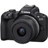 Canon EOS R50 4K Video Recording Mirrorless Camera with 18-45mm Lens, 2 X 64GB Fast Transcend Memory + Deluxe Accessory Bundle (Renewed) view 2