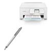 BoxWave Stylus Pen Compatible with Canon PIXMA TS7722 Printer Display - DualTip Capacitive Stylus, Fiber Tip Disc Tip Capacitive Stylus Pen - Metallic Silver view 1