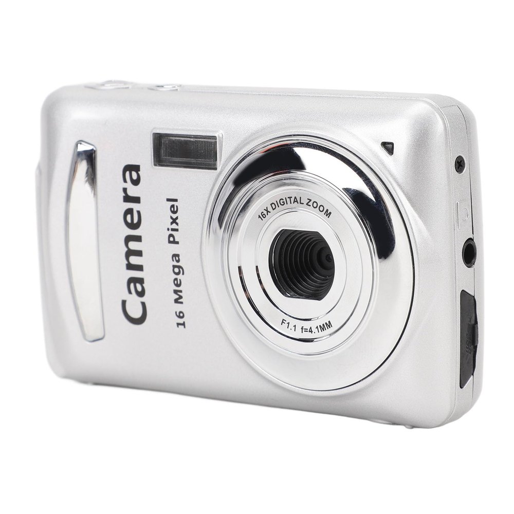 HD 1080P Digital Camera, 16MP Vlogging Camera, Retro CCD Camera with 2.4 Inch LCD Display, Compact Digital Point and Shoot Camera for Boys, Girls, Teens