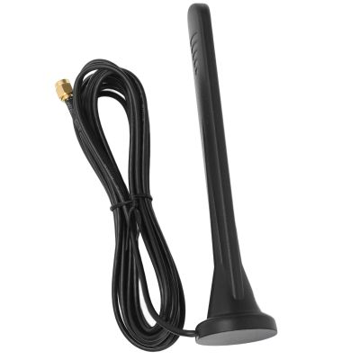 Antenna 12DBI Antenna, 12DBI 5G RG174 Red Copper Wire Core ABS Material Integrated Housing Suction Cup Antennas for Robots