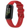 Nacorulu Compatible with Fitbit Inspire 3 Bands for Women Men, Soft Silicone Replacement Band for Fitbit Inspire 3 Smartwatch. (Small(5.5"-8.1"), Red) view 1