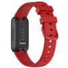 Nacorulu Compatible with Fitbit Inspire 3 Bands for Women Men, Soft Silicone Replacement Band for Fitbit Inspire 3 Smartwatch. (Small(5.5"-8.1"), Red) view 2