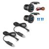 Anina 2pcs USB Power Supply Charger Cable Compatible with Yaesu Radio Walkie Talkie Charger Base view 1