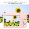 4K Digital Camera for Photography, 48MP Auto Focus Vlogging Camera with 3 Inch TFT Screen, 16X Digital Zoom, Selfie & Fill Light Function, Built in Microphone, for Teens Adults view 2