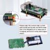 GeeekPi N21 PCIe to Dual M.2 HAT NVMe SSD PCIe Peripheral Board for Raspberry Pi 5, Support 2230/2242/2260/2280 NVMe SSDs view 2