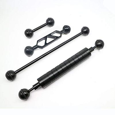 DirectNine Basics Ball Mount Bracket Buttely Clamp for Diving Underwater Photography Torch - (Color: UJIA)