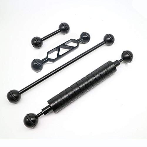 DirectNine Basics Ball Mount Bracket Buttely Clamp for Diving Underwater Photography Torch - (Color: UJIA)