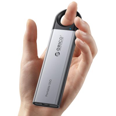 ORICO 2TB External SSD Up to 1050MB/s, Hanging Hole Design Portable Solid State Drive, USB C&A 2 in 1 Cable, Reliable Storage for Type-C Smartphone, Tablets, Laptops - C10