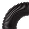 ruehalf 4/6 in Marine Blower Hose Marine Exhaust Hose, Galley or Dryer Vent Hose Conduit Hose Marine Blower Hose Flexible PVC Black Conduit Hose(100mm x 5m) view 4