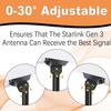Adjustable Starlink Pipe Adapter - Gen 3 Mount Kit, Roof & Pole Mount Adapter view 2