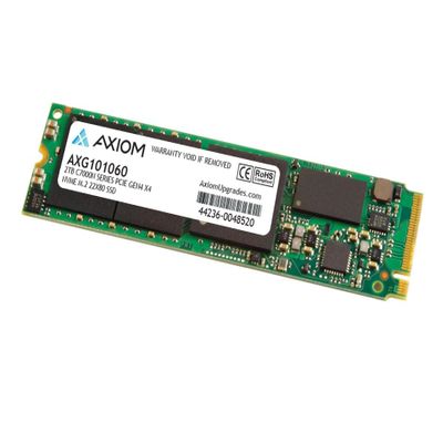 Axiom AXG101060 2TB C7000N Series PCIE GEN4X4 NVME M.2 TLC Compatible with SSD - TAA COMPLIAN