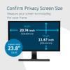 Kensington 23.8 inch Computer Privacy Screen for Desktop, 16:9 Widescreen Monitor, FP238W9 Anti-Glare Blue Ray Reduction Computer Privacy Filter, Matte and Glossy Viewing Options, K55416WW view 2