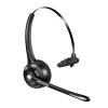 TECKNET Bluetooth Headset, Wireless Headset with Noise Canceling Microphone for Trucker, On-Ear Bluetooth Headphone with Mute Mic for Work view 1