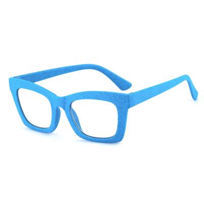 Oprah Style Square Reading Glasses Blue Light Blocking for Women Ladies Computer Readers Z05 (blue, 2.75, x)
