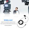 ciciglow Lavalier Microphone, Lapel Mic Clear Voice Less Noise with Clip, Windproof Foam Cover, Type C Plug for Cell Phone PC Tablet 9.8ft view 3