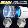 High Powered Telescope for Adults - 80mm Aperture, 500mm Fully Mult-Coated Refracting & Red Dot Star Finder System, with All Metal Tripod/Phone Adapter/Bag view 2