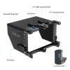 Camera Monitor Cage Nitze Cage with Sun Hood Cover for SmallHD Cine/Indie 5 view 4