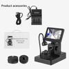 Diamond Girdle Viewer, 4.3" LCD Digital Micrscope, 50-1000X Magnification, with LED Fill Light, Accurate Identification, for Diamond Inscription Viewer view 4