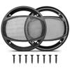 NuIth 6.5 Inch Car Audio Speaker Hollow Mesh Subwoofer Grill, 6 1/2 Inch Sub Woofer Cover Grill Decorative Guard Protector W/8*Screws view 1