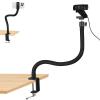 Webcam Stand for Desk,Camera Stand Desk Webcam Mount Clamp Clip,50cm Gooseneck Arm for Logitech Webcam C920/C920S/C920x/C922/C922x/C925e/C930/C930e/C615/C960/BRIO 4K/NexiGo N60/iPhone/Ring Light view 1