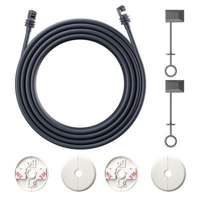 AstroniSync Cable for Starlink Gen 3 - Waterproof, Fast, and Stable Replacement Cable for Starlink Gen 3 Rectangular Antenna.(Includes Cable Protector and Wall Grommet) (75ft)