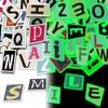 108 Pcs Alphabet Stickers Glow in The Dark, Vinyl Letters A-Z Water Bottle Sticker Pack for Teens, Waterproof Skateboard Laptop Decals for Adults Kids Girls Boys view 1