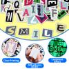 108 Pcs Alphabet Stickers Glow in The Dark, Vinyl Letters A-Z Water Bottle Sticker Pack for Teens, Waterproof Skateboard Laptop Decals for Adults Kids Girls Boys view 3
