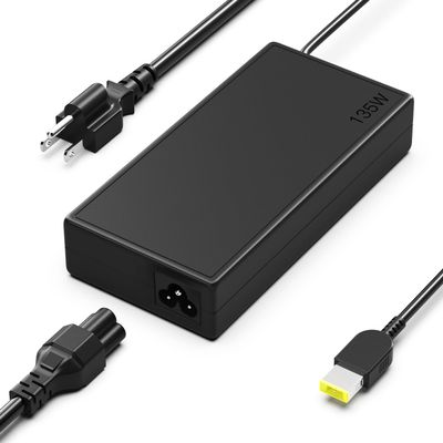135W AC Charger Fit for Lenovo 4X20E50558 888015027 Thinkpad X1 Extreme P1 P15v T15p Gen 1 2 3 4 ideapad L340 3-15 ADL135NDC3A Laptop Adapter Charger Supply Power Cord
