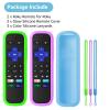 (3+2 Packs) Replacement Remote Control for Roku with Soft Silicone Case, Universal Remote for TCL Roku/Hisense Roku/Onn Roku/Westinghouse Roku/Philips Roku Smart TVs (Not for Roku Stick/Box) view 2