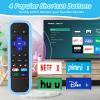 (3+2 Packs) Replacement Remote Control for Roku with Soft Silicone Case, Universal Remote for TCL Roku/Hisense Roku/Onn Roku/Westinghouse Roku/Philips Roku Smart TVs (Not for Roku Stick/Box) view 3