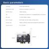 Buacoz Dual-Port PCI-E X1 2.5GB Gigabit Network Card - RTL8125BG+ASM1806 chip 2500M Ethernet Adapter Dual RJ45 Ports LAN NIC Card, Support ESXi PXE Boot, Soft Routing, Network Aggregation Server view 3
