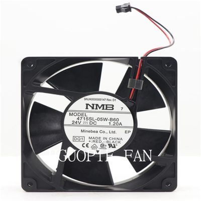 HGUOPIE for NMB Fan 4715SL-05W-B60 DC 24V 120x120x38MM 1.20A IP55 Inverter Cooling Fan