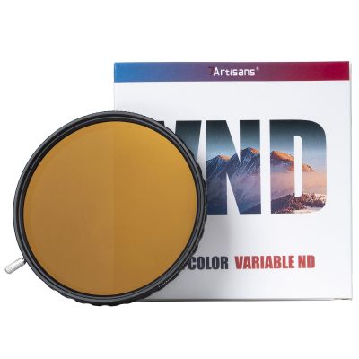 7artisans 67/72/77/82mm True Color VND (2-5 Stops) Variable Neutral Density Filter,Adjustable ND Filter Water Repellent and Scratch Resistant for Camera Lens (72mm)